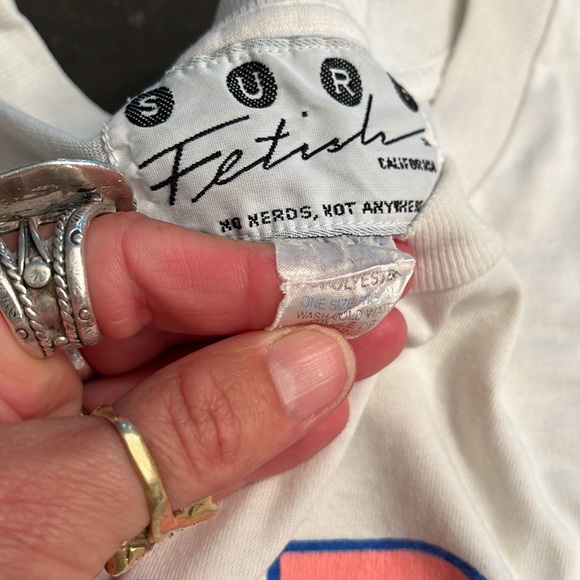 Fantastic 1987, vintage, cropped SURF tee shirt - Picture 4 of 6